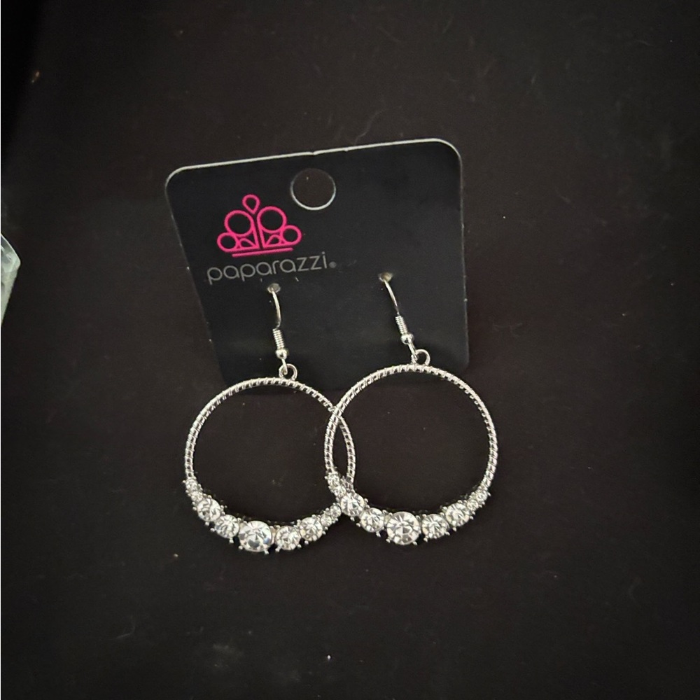 Self-made Millionaire Paparazzi Silver Hoop Earrings